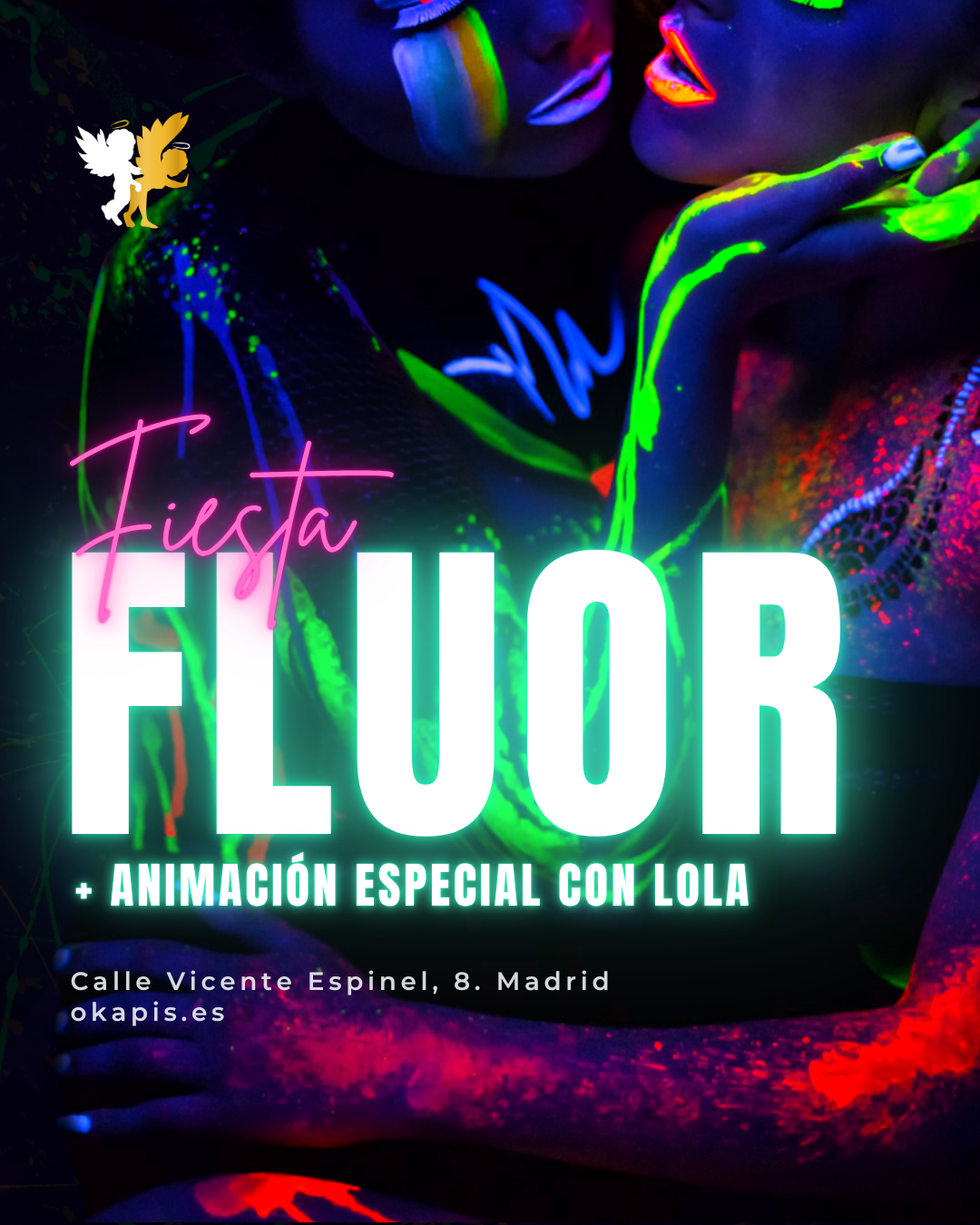 Fiesta Fluor con animación especial de Lola — Sábado 24 de octubre en Okapi'SW